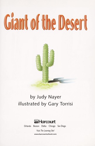 Cover for Giant of the Desert