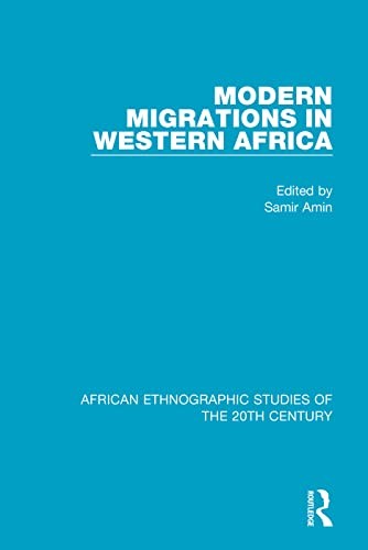 Cover for Modern Migrations in Western Africa