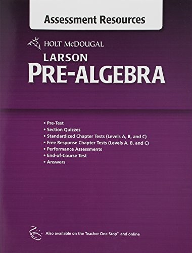 Cover for Holt McDougal Larson Pre-Algebra