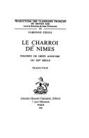 Cover for Le Charroi de Nimes