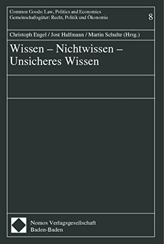 Cover for Wissen - Nichtwissen - Unsicheres Wissen.
