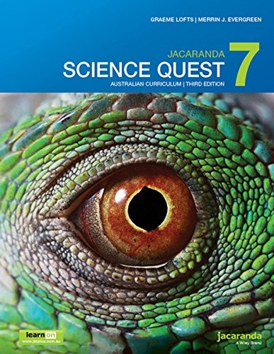 Cover for Jacaranda Science Quest 7 Australian Curriculum 3E LearnON and Print