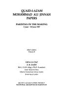 Cover for Quaid-I-Azam Mohammed Ali Jinnah Papers