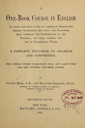 Cover for A one-book course in English