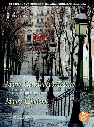 Cover for Music Minus One Guitar:  Castelnuovo-Tedesco: Sonatina for Flute & Guitar Op. 205 / Giuliani
