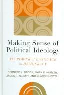 Cover for Making sense of political ideology