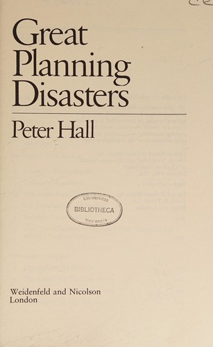 Cover for Great planning disasters