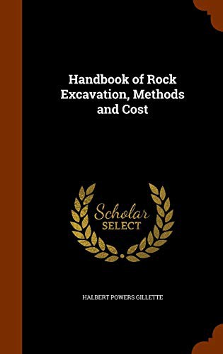 Cover for Handbook of Rock Excavation, Methods and Cost