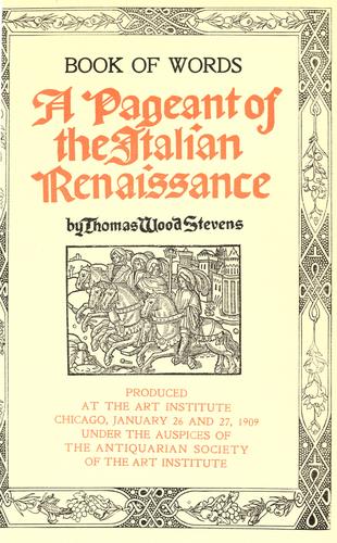 Cover for Book of words