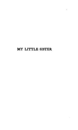 Cover for My little sister