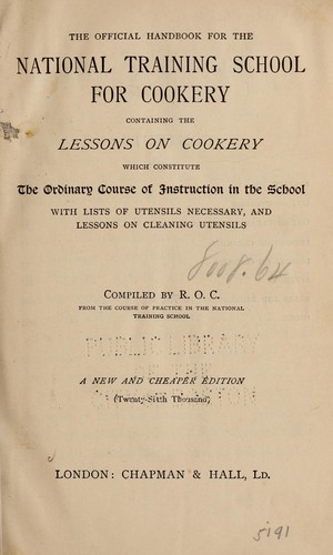 Cover for The official handbook