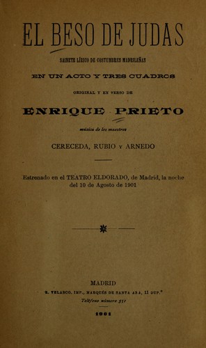 Cover for El beso de Judas