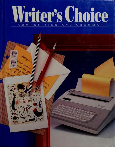 Cover for Writer's choice