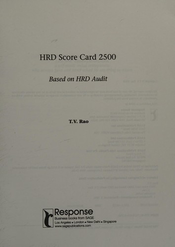 Cover for HRD score card 2500