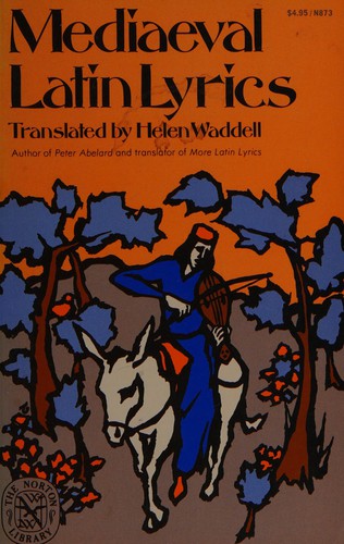 Cover for Mediaeval Latin lyrics