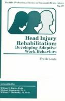 Cover for Head Injury Rehabilitation