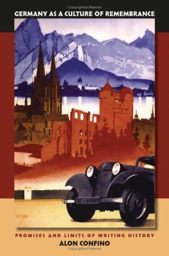 Cover for Germany as a Culture of Remembrance