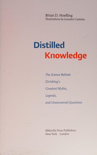 Cover for Distilled knowledge