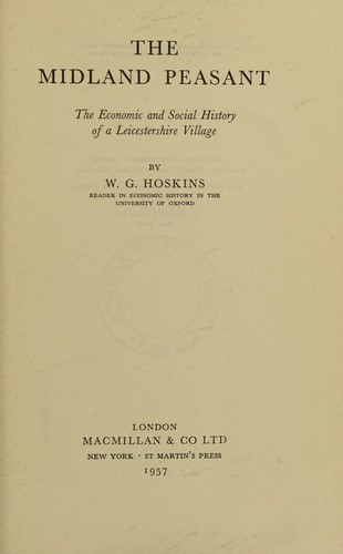 Cover for The Midland peasant