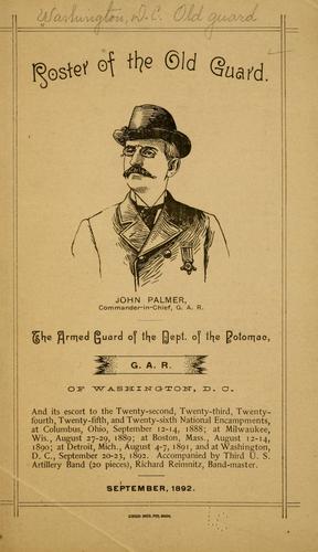 Cover for Roster of the Old Guard.