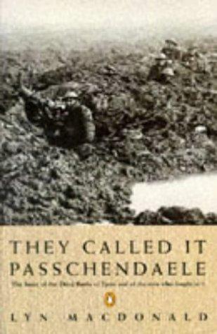 Cover for They Called It Passchendaele
