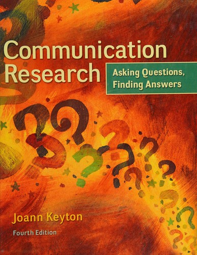 Cover for Communication Research