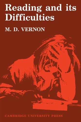 Cover for Reading and its Difficulties: A Physiological Study