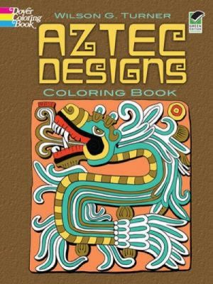Cover for Aztec Designs Coloring Book
            
                Dover Coloring Book