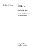 Cover for Heine - Handbuch. Zeit, Person, Werk.