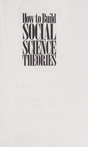 Cover for How to build social science theories