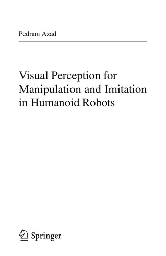 Cover for Visual Perception for Manipulation and Imitation in Humanoid Robots