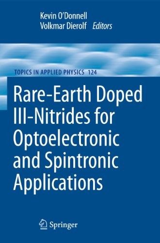 Cover for Rare-Earth Doped III-Nitrides for Optoelectronic and Spintronic Applications
