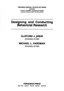 Cover for Designing and conducting behavioral research