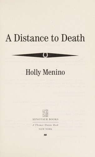 Cover for A distance to death
