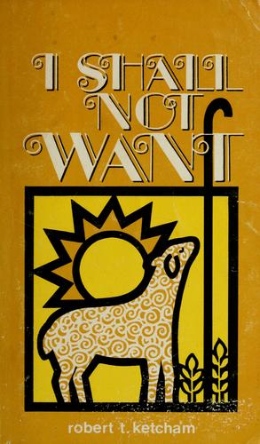 Cover for I shall not want