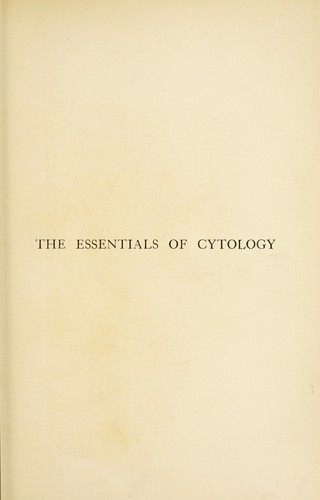 Cover for The essentials of cytology