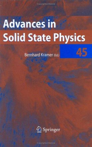 Cover for Advances in Solid State Physics, Vol. 45 (Advances in Solid State Physics) (Advances in Solid State Physics)