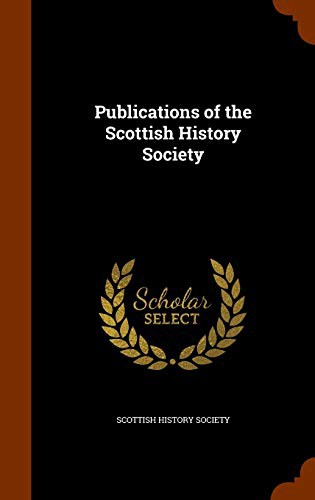 Cover for Publications of the Scottish History Society