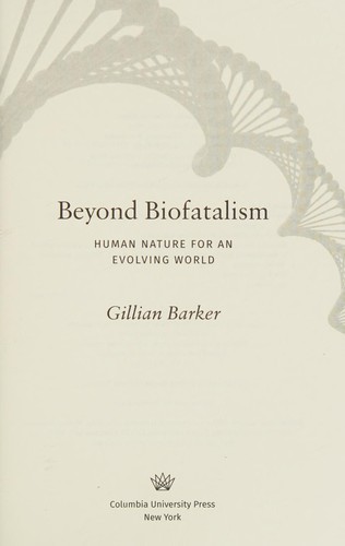 Cover for Beyond biofatalism