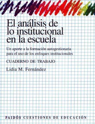 Cover for Analisis de Lo Institucional Pack de 4