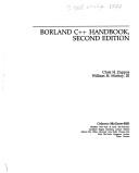 Cover for Borland C [plus plus] handbook
