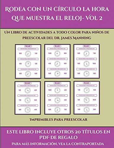 Cover for Imprimibles para preescolar