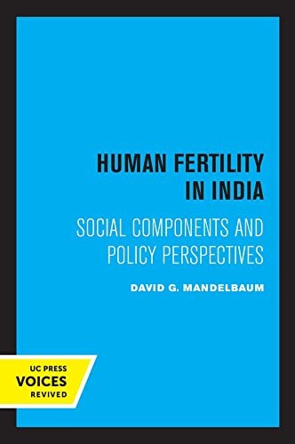 Cover for Human Fertility in India