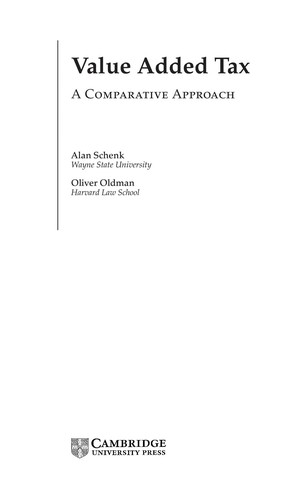 Cover for Value Added Tax