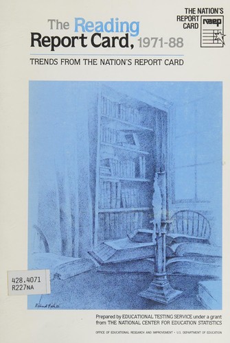 Cover for The reading report card, 1971-88