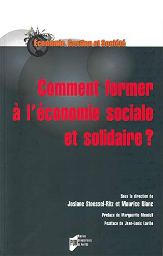 Cover for Comment former à l'économie sociale et solidaire?