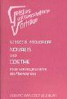 Cover for Novalis und Goethe.
