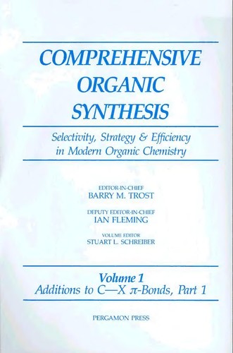 Cover for Comprehensive organic synthesis