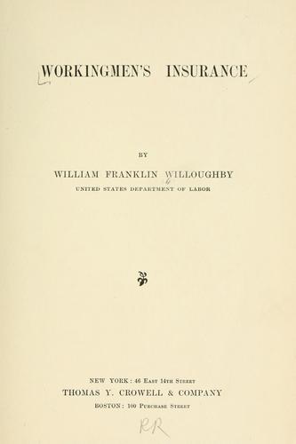 Cover for Workingmen's insurance