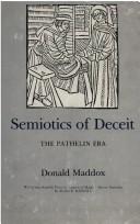 Cover for Semiotics of deceit